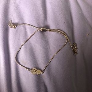 Pineapple and tassel bracelet